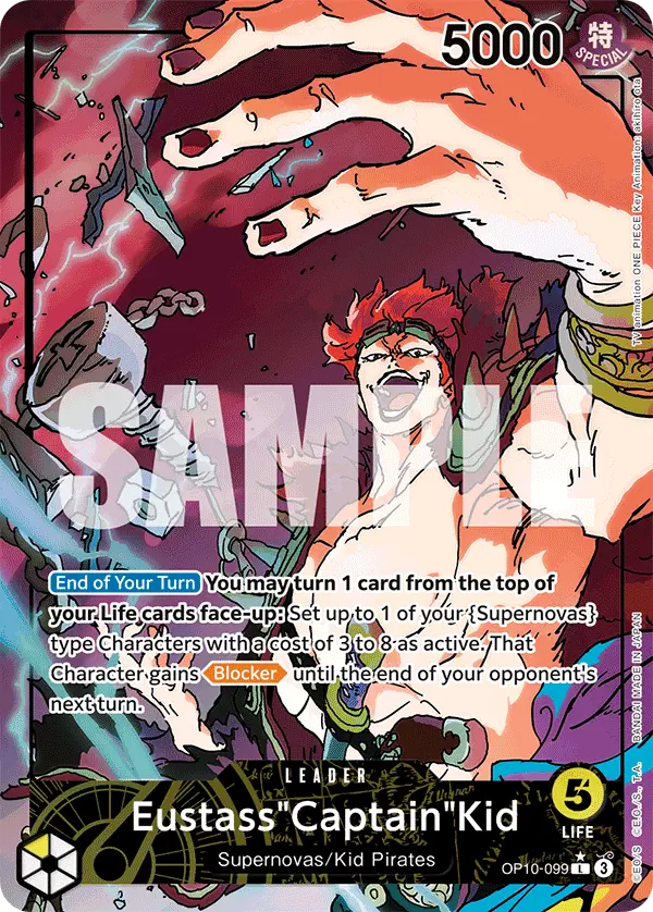 Immagine carta Eustass "captain" Kid