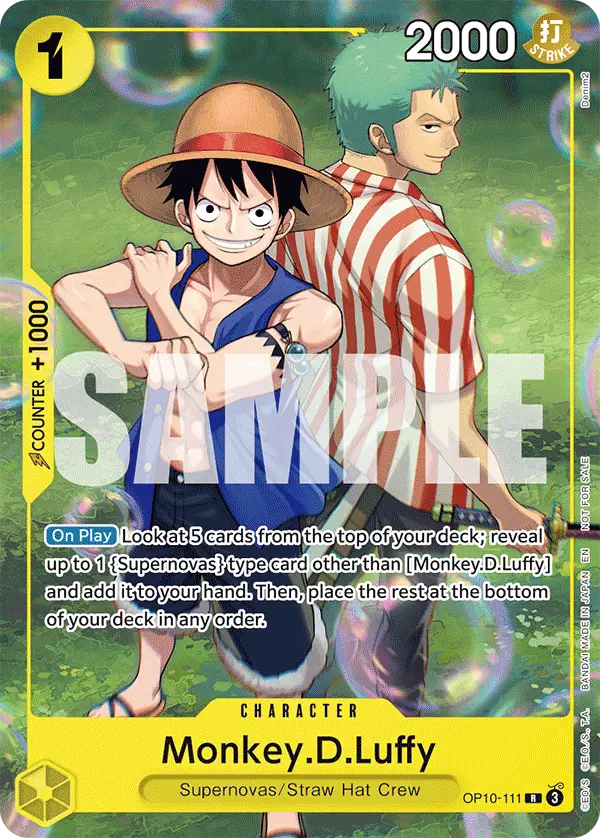 Immagine carta Monkey D Luffy