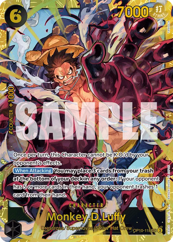 Immagine carta Monkey D Luffy