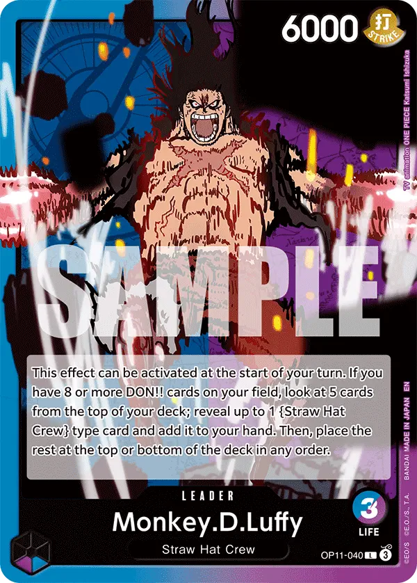 Immagine carta Monkey D Luffy