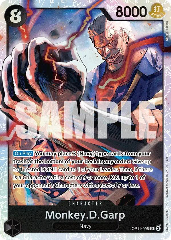 Immagine carta Monkey D Garp
