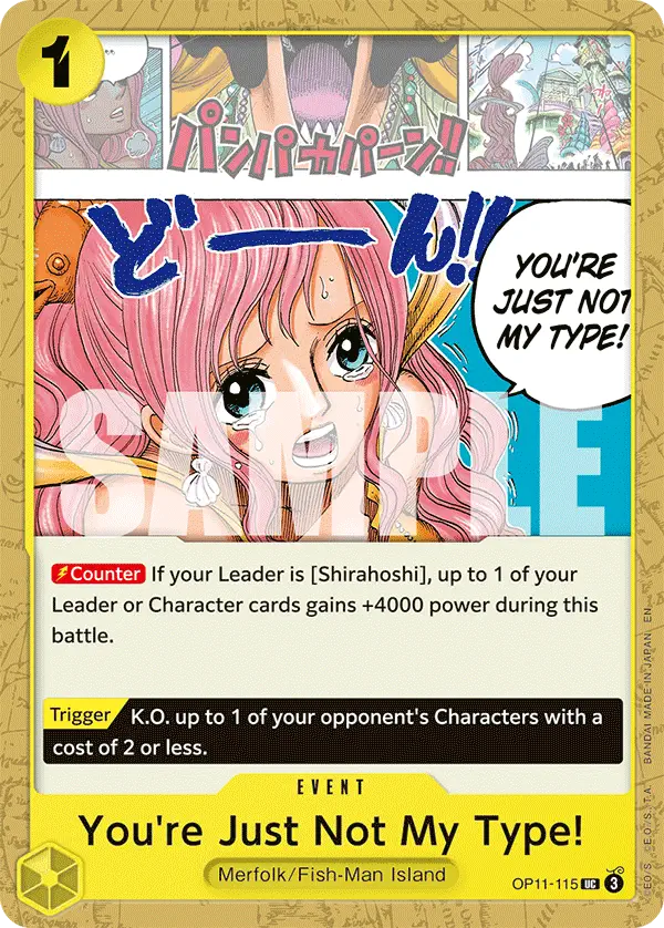 Immagine carta You're Just Not My Type!
