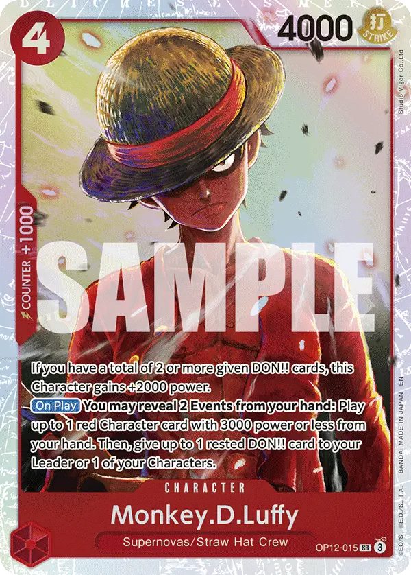 Immagine carta Monkey D Luffy