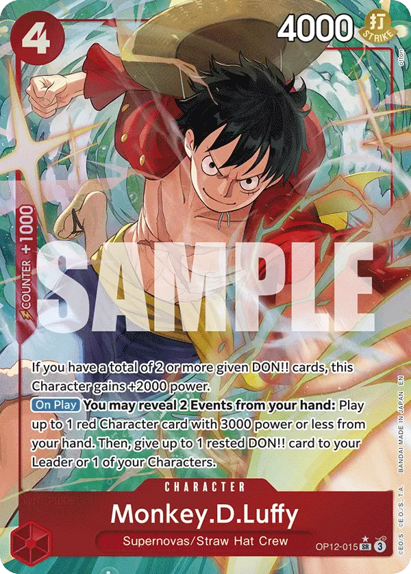 Immagine carta Monkey D Luffy