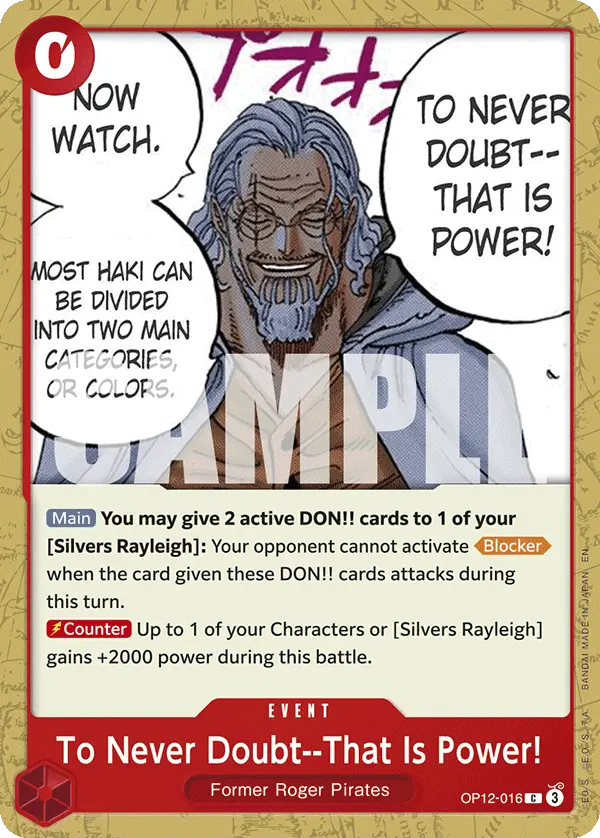 Immagine carta To Never Doubt--that Is Power!