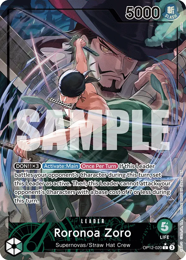 Immagine carta Roronoa Zoro