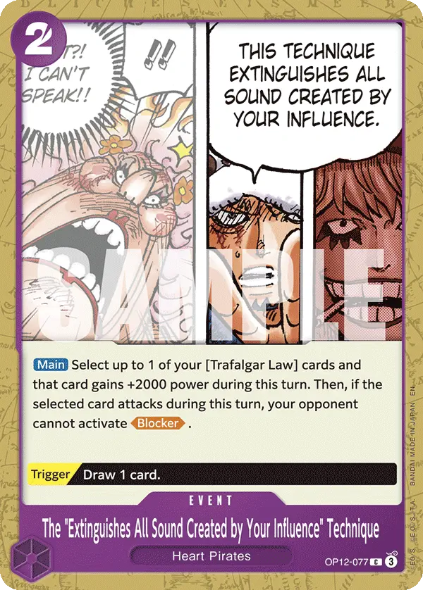 Immagine carta The "extinguishes All Sound Created By Your Influence" Technique