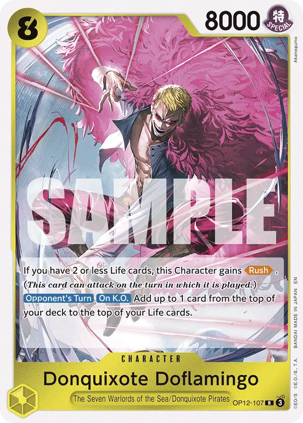 Immagine carta Donquixote Doflamingo