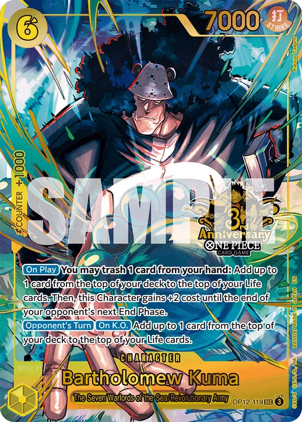 Immagine carta Bartholomew Kuma