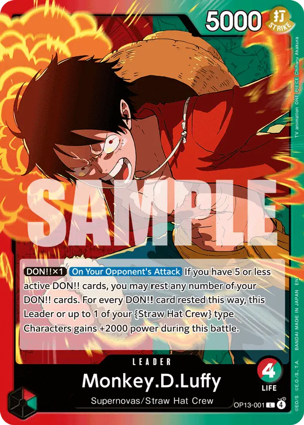 Immagine carta Monkey D Luffy