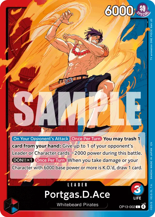 Immagine carta Portgas D Ace