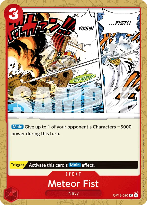 Immagine carta Meteor Fist