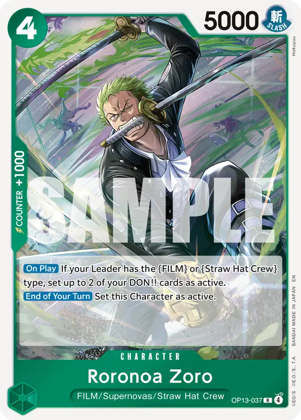 Immagine carta Roronoa Zoro