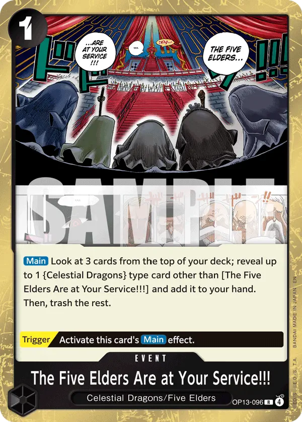 Immagine carta The Five Elders Are At Your Service!!!