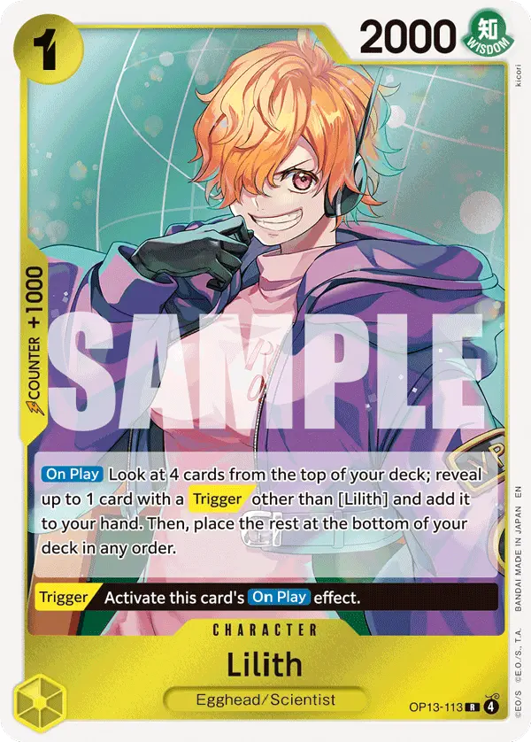Immagine carta Lilith