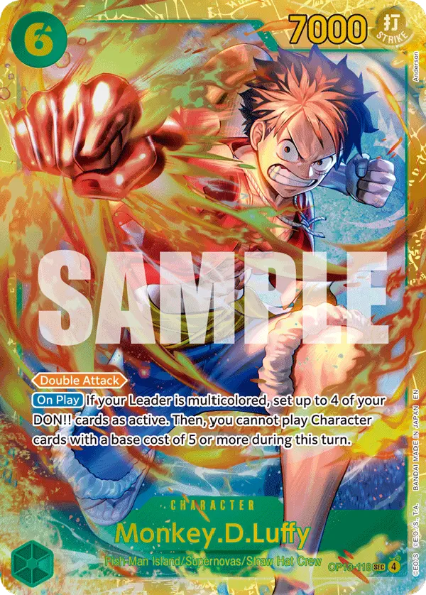 Immagine carta Monkey D Luffy