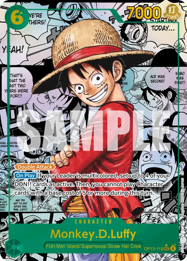 Immagine carta Monkey D Luffy