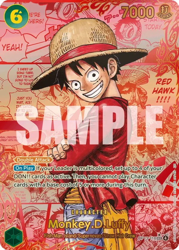 Immagine carta Monkey D Luffy