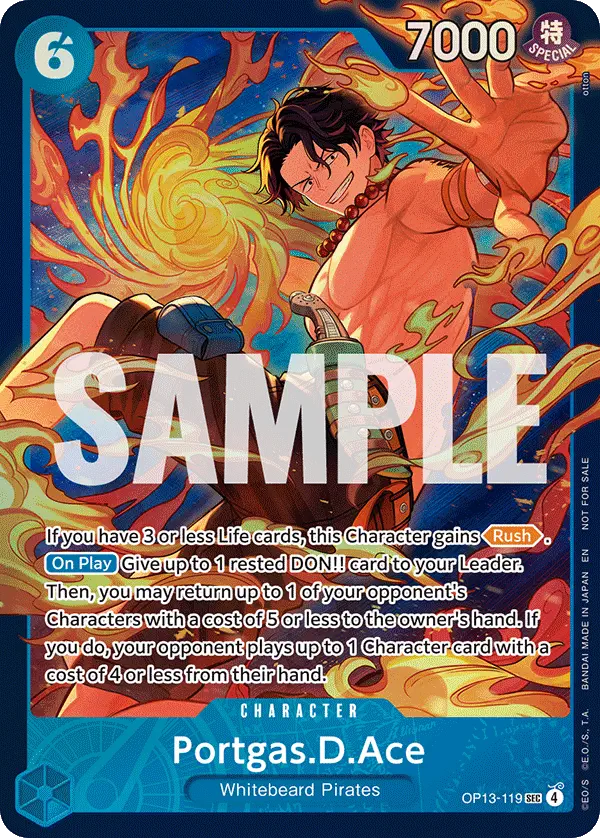 Immagine carta Portgas D Ace