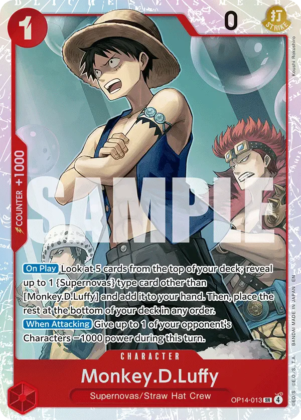 Immagine carta Monkey D Luffy