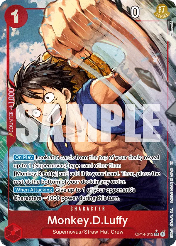 Immagine carta Monkey D Luffy