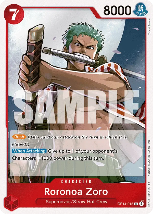 Immagine carta Roronoa Zoro