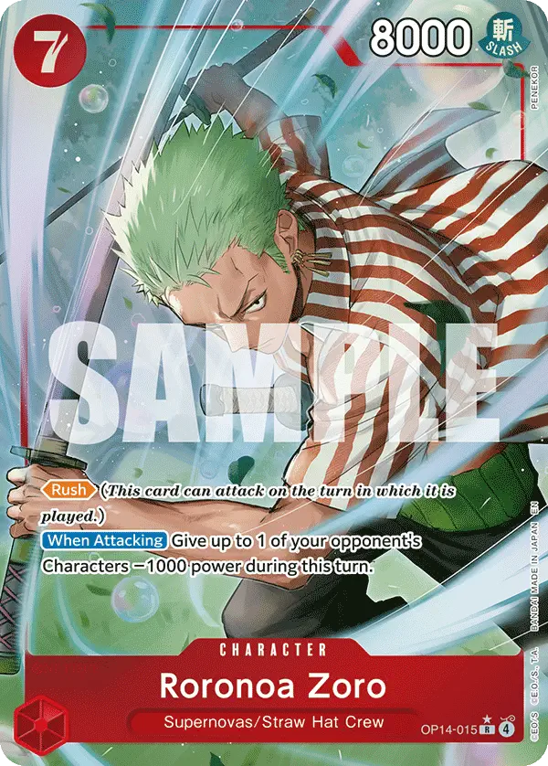 Immagine carta Roronoa Zoro