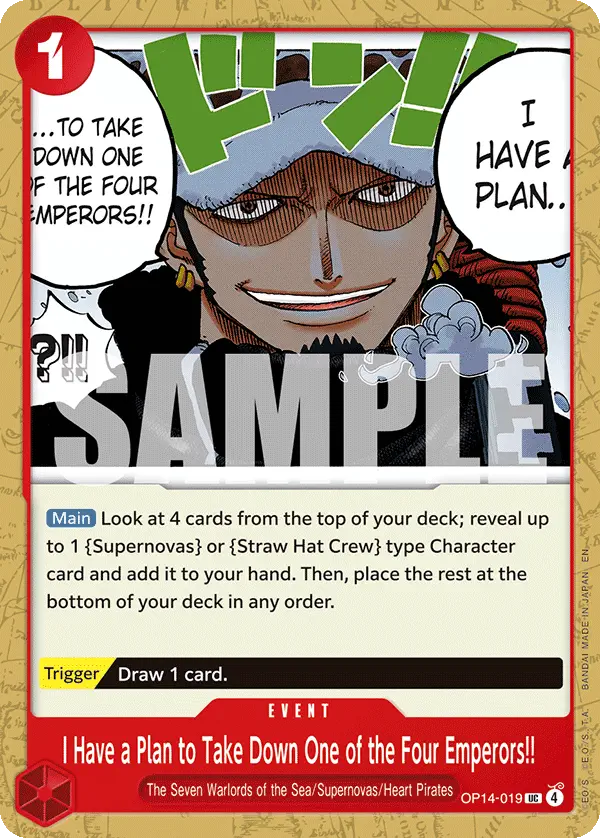 Immagine carta I Have A Plan To Take Down One Of The Four Emperors!!