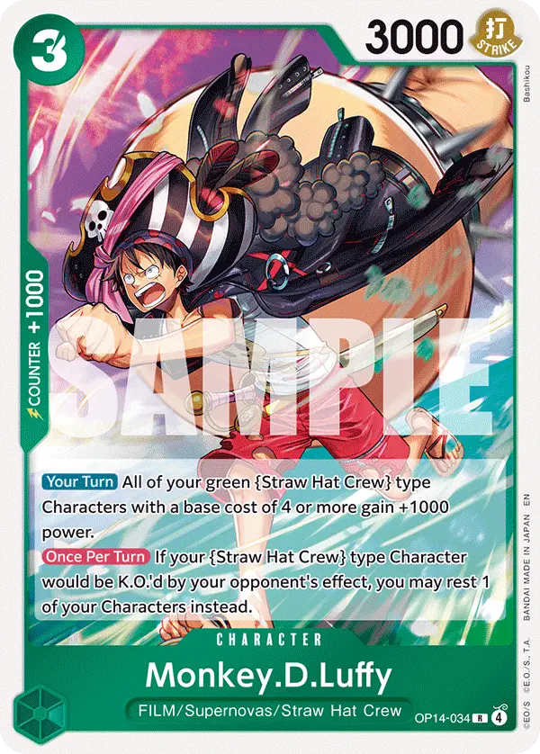 Immagine carta Monkey D Luffy