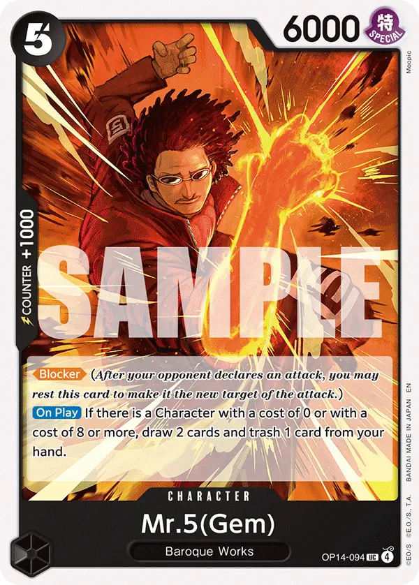 Immagine carta Mr.5 (gem)