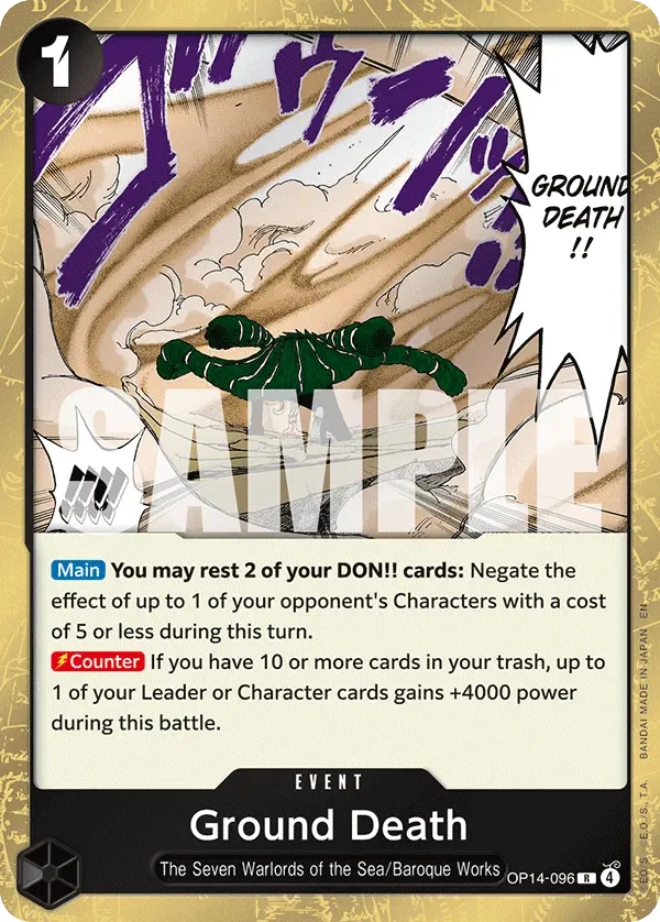 Immagine carta Ground Death