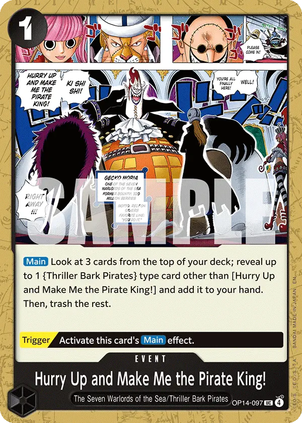 Immagine carta Hurry Up And Make Me The Pirate King!