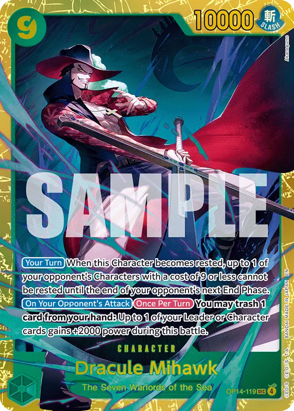 Immagine carta Dracule Mihawk