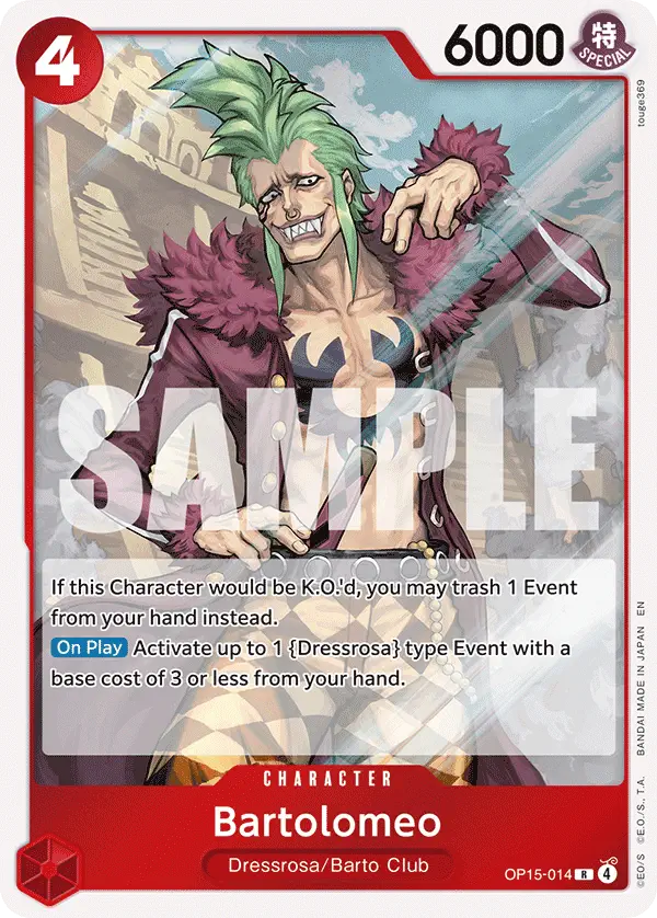 Immagine carta Bartolomeo