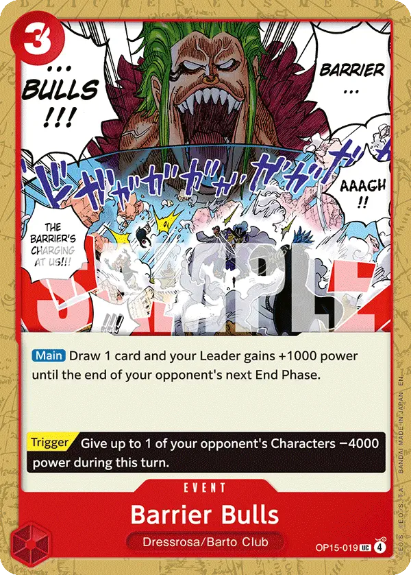 Immagine carta Barrier Bulls