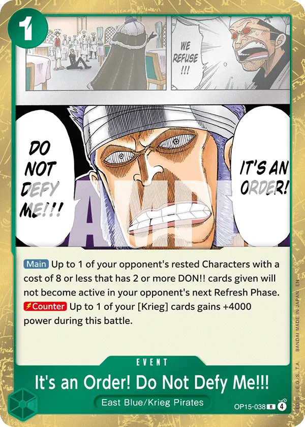 Immagine carta It's An Order! Do Not Defy Me!!!