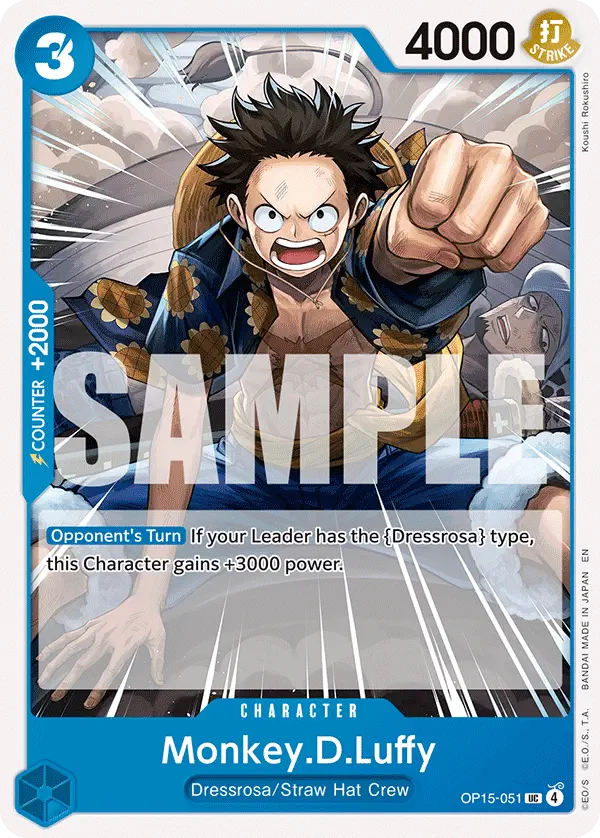 Immagine carta Monkey D Luffy