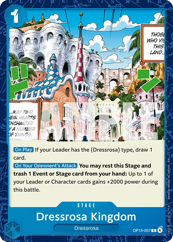 Immagine carta Dressrosa Kingdom