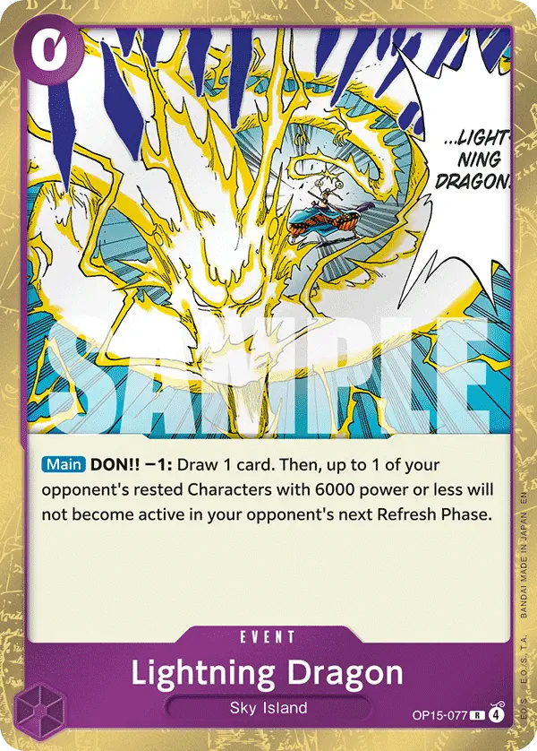 Immagine carta Lightning Dragon