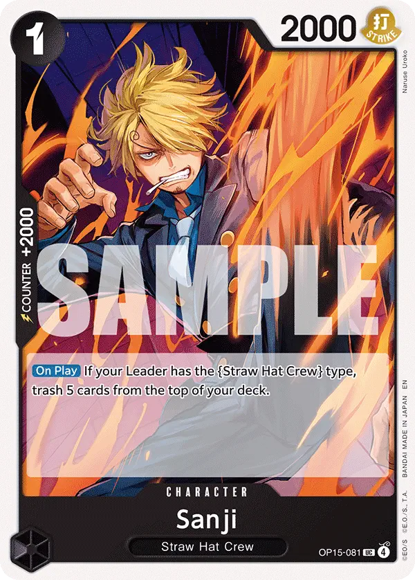 Immagine carta Sanji