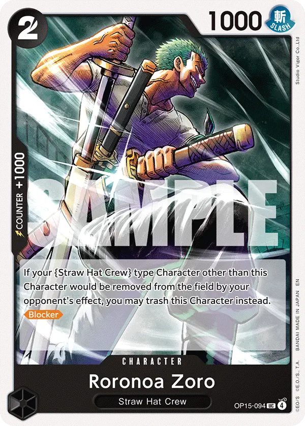 Immagine carta Roronoa Zoro