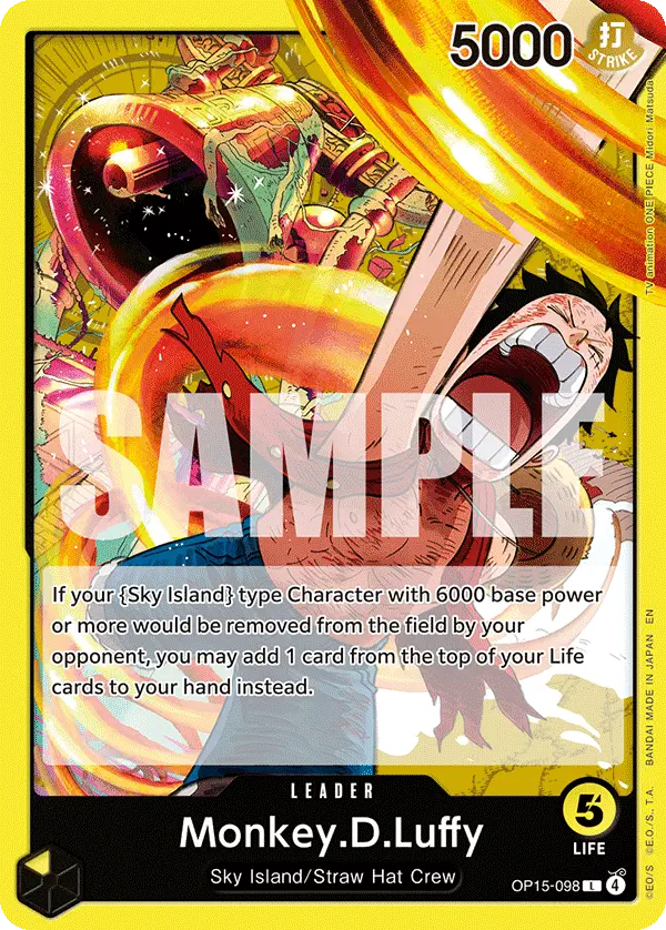 Immagine carta Monkey D Luffy