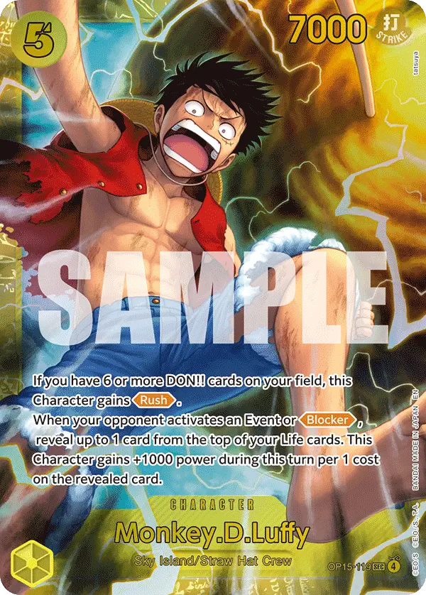 Immagine carta Monkey D Luffy