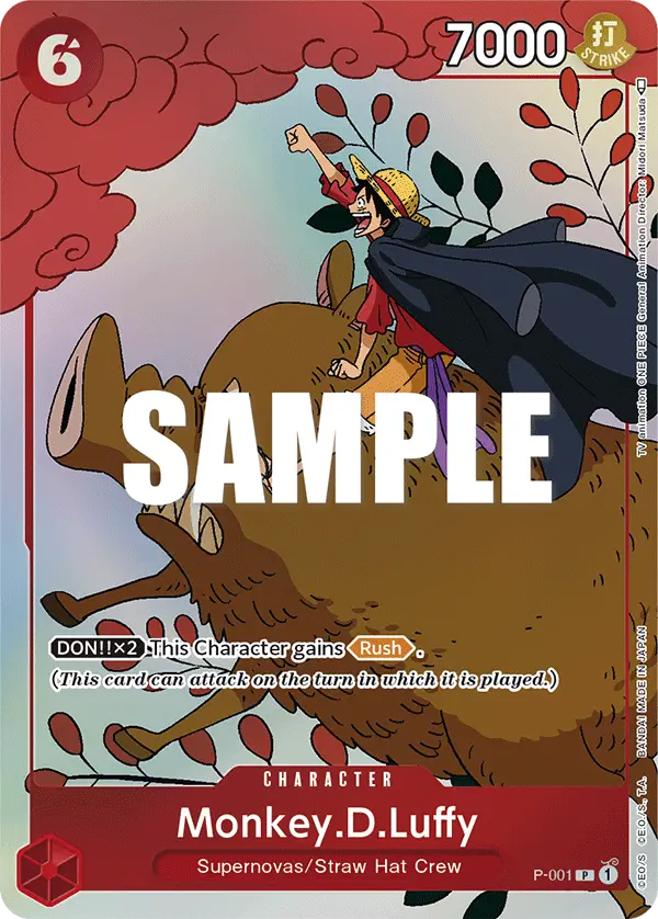 Immagine carta Monkey D Luffy