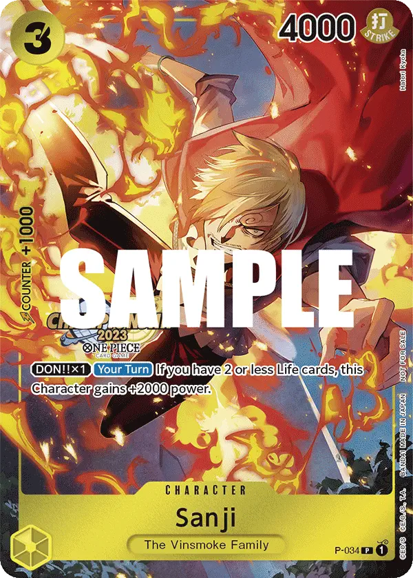 Immagine carta Sanji