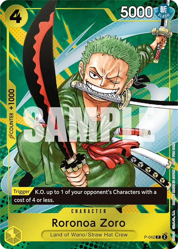 Immagine carta Roronoa Zoro