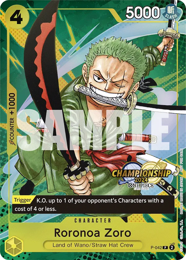 Immagine carta Roronoa Zoro