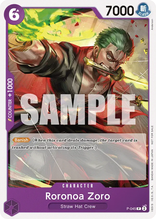 Immagine carta Roronoa Zoro