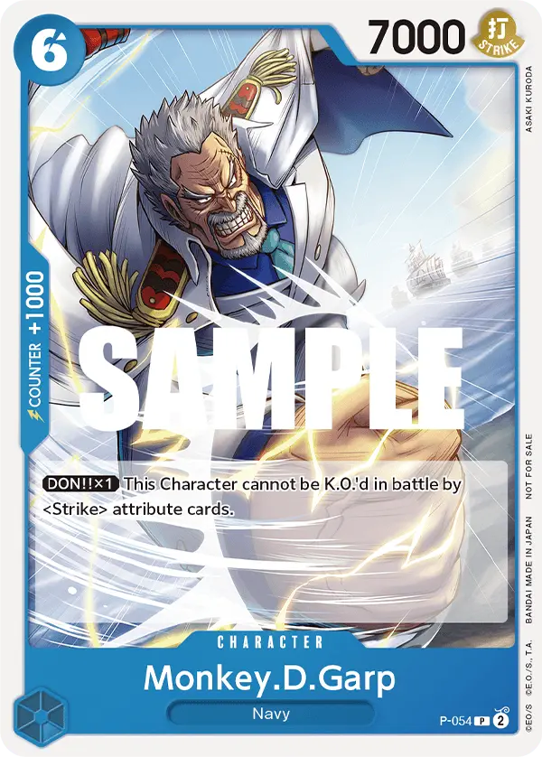 Immagine carta Monkey D Garp