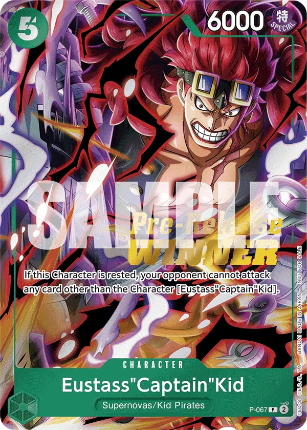 Immagine carta Eustass "captain" Kid